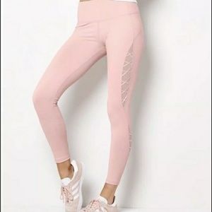 Victorias Secret Knockout Tights Pink Large